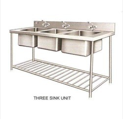 Manufacturers Exporters and Wholesale Suppliers of Three Sink Units New Delhi Delhi