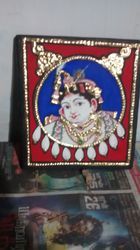 Manufacturers Exporters and Wholesale Suppliers of Tanjore Painting Drawing Krishana Chennai Tamil Nadu