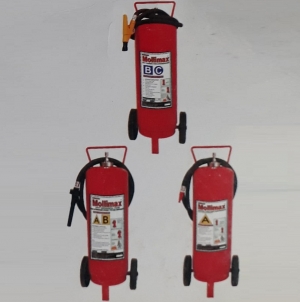 Manufacturers Exporters and Wholesale Suppliers of Trolley Mounted Mobile Fire Extinguishers Sonipat Haryana