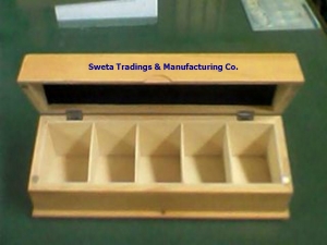 Manufacturers Exporters and Wholesale Suppliers of 5 Compartment wooden tea chest Navi Mumbai Maharashtra
