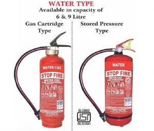 Manufacturers Exporters and Wholesale Suppliers of Water Type Fire Extinguishers Gurgaon Haryana