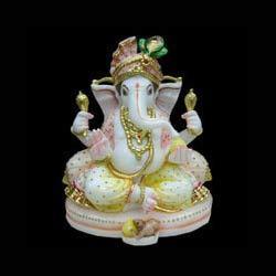 Manufacturers Exporters and Wholesale Suppliers of White Marble Ganesha Statue Jaipur  Rajasthan