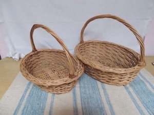 Manufacturers Exporters and Wholesale Suppliers of Wicker Oval Basket Bareilly Uttar Pradesh