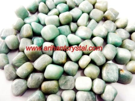 Manufacturers Exporters and Wholesale Suppliers of Hand Polish Amazonite Tumble Khambhat Gujarat