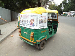 Manufacturers Exporters and Wholesale Suppliers of Advertisement on Auto Rickshaw delhi Delhi