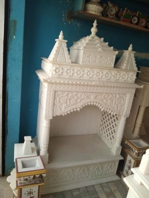 Manufacturers Exporters and Wholesale Suppliers of Beautiful Marble Temples With Carving Faridabad Haryana