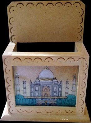 Manufacturers Exporters and Wholesale Suppliers of Wooden Gems stone Painting Mobile Stand Jaipur Rajasthan