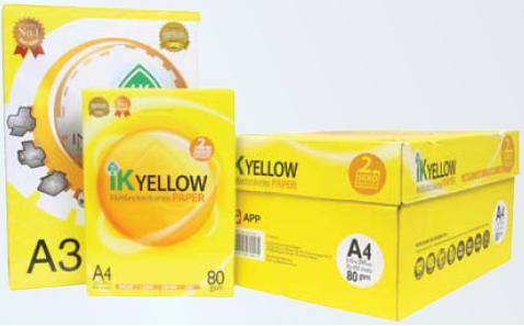 Manufacturers Exporters and Wholesale Suppliers of IK Yellow A4 Copy Paper Labuan 