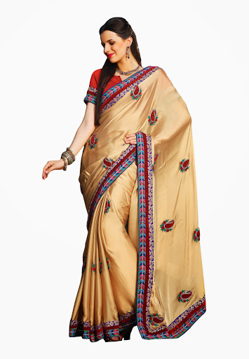 Manufacturers Exporters and Wholesale Suppliers of Gold Saree SURAT Gujarat