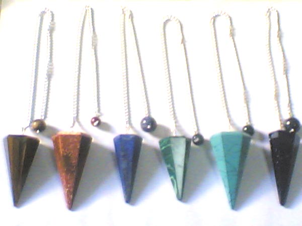 Manufacturers Exporters and Wholesale Suppliers of Gemstone Faceted Point Pendulums Khambhat Gujarat