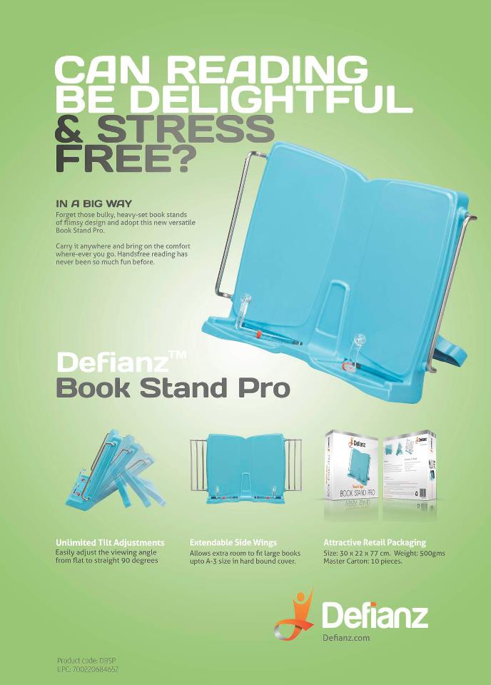 Manufacturers Exporters and Wholesale Suppliers of Defianz Book Stand Pro Mumbai Maharashtra