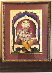 Manufacturers Exporters and Wholesale Suppliers of Tanjore Painting Made Of 24 Carat Gold Meerut Uttar Pradesh