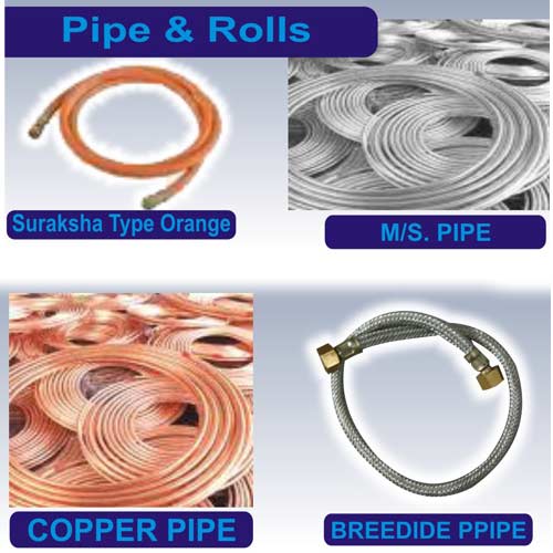Manufacturers Exporters and Wholesale Suppliers of Pipe & Rolls New Delhi Delhi
