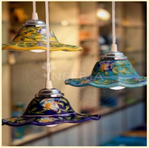 Manufacturers Exporters and Wholesale Suppliers of Pottery Hanging Lamp Indore Madhya Pradesh