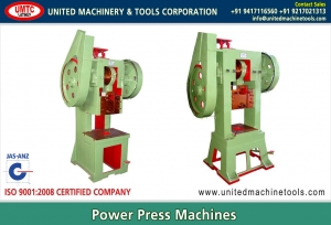 Manufacturers Exporters and Wholesale Suppliers of Power Presses Manufacturers Exporters Ludhiana Punjab