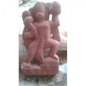 Manufacturers Exporters and Wholesale Suppliers of Red Stone Hanuman Ji Statue Faridabad Haryana
