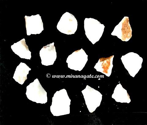 Manufacturers Exporters and Wholesale Suppliers of White Agate Rough Tumbled Khambhat Gujarat