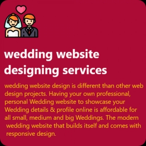 Service Provider of Wedding Website Designing Services Delhi Delhi 