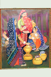Manufacturers Exporters and Wholesale Suppliers of Oil Painting With Craft Work Telangana 
