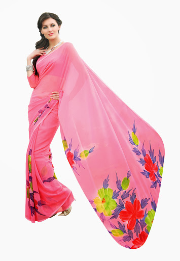 Manufacturers Exporters and Wholesale Suppliers of Printed Saree SURAT Gujarat
