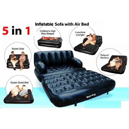 Manufacturers Exporters and Wholesale Suppliers of Air Sofa Bed (5 In 1) Delhi Delhi