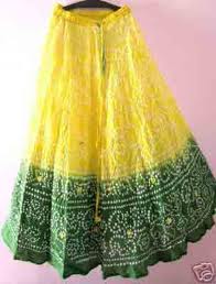 Manufacturers Exporters and Wholesale Suppliers of Tie-Dye Skirts Jaipur Rajasthan