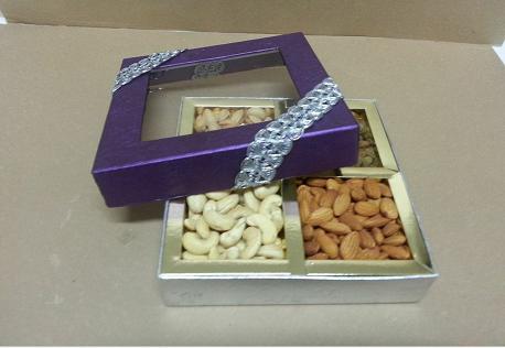 Manufacturers Exporters and Wholesale Suppliers of Khana Purple Dry Fruit Box Mumbai Maharashtra