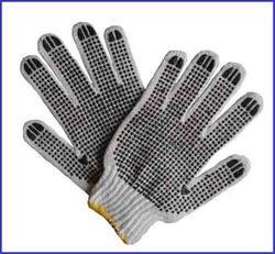 Knitted Dotted Gloves