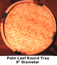 Palm Leaf Round Tray Manufacturer Supplier Wholesale Exporter Importer Buyer Trader Retailer in Mumbai Maharashtra India