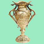 Brass Flower Vase Manufacturer Supplier Wholesale Exporter Importer Buyer Trader Retailer in Aligarh Uttar Pradesh India