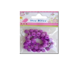 Manufacturers Exporters and Wholesale Suppliers of Flocked Beads 10MM Purple Bengaluru Karnataka