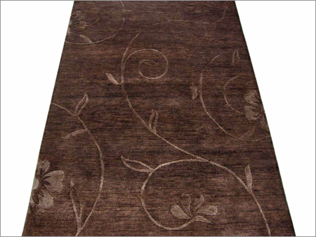 Manufacturers Exporters and Wholesale Suppliers of Brown Hand Knotted Carpet Bhadohi, Varanasi Uttar Pradesh