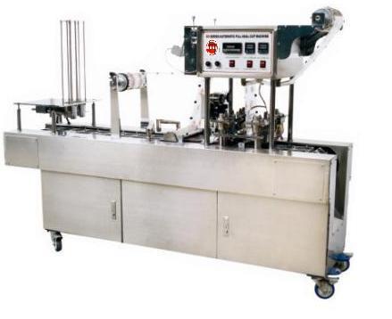 Automatic Cup Glass Filling  Sealing Machine