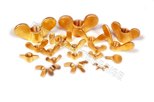 Brass Wing Nut/Fly Nut Manufacturer Supplier Wholesale Exporter Importer Buyer Trader Retailer in Jamnagar Gujarat India