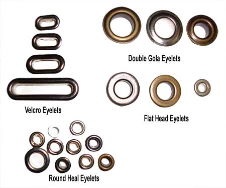 Metal Eyelets Manufacturer Supplier Wholesale Exporter Importer Buyer Trader Retailer in Agra Uttar Pradesh India