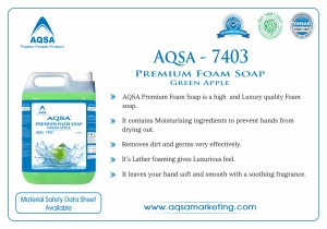 Premium Foam Soap Green Apple - AQSA – 7403 Manufacturer Supplier Wholesale Exporter Importer Buyer Trader Retailer in New delhi Delhi India