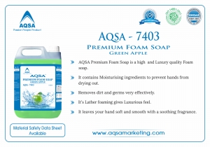 Premium Foam Soap Green Apple - AQSA â€“ 7403 Manufacturer Supplier Wholesale Exporter Importer Buyer Trader Retailer in New delhi Delhi India