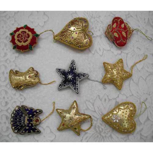 Manufacturers Exporters and Wholesale Suppliers of Embroderied Xmas Hangings Delhi Delhi