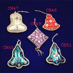 Manufacturers Exporters and Wholesale Suppliers of Embroderied Xmas Hangings 01 Delhi Delhi