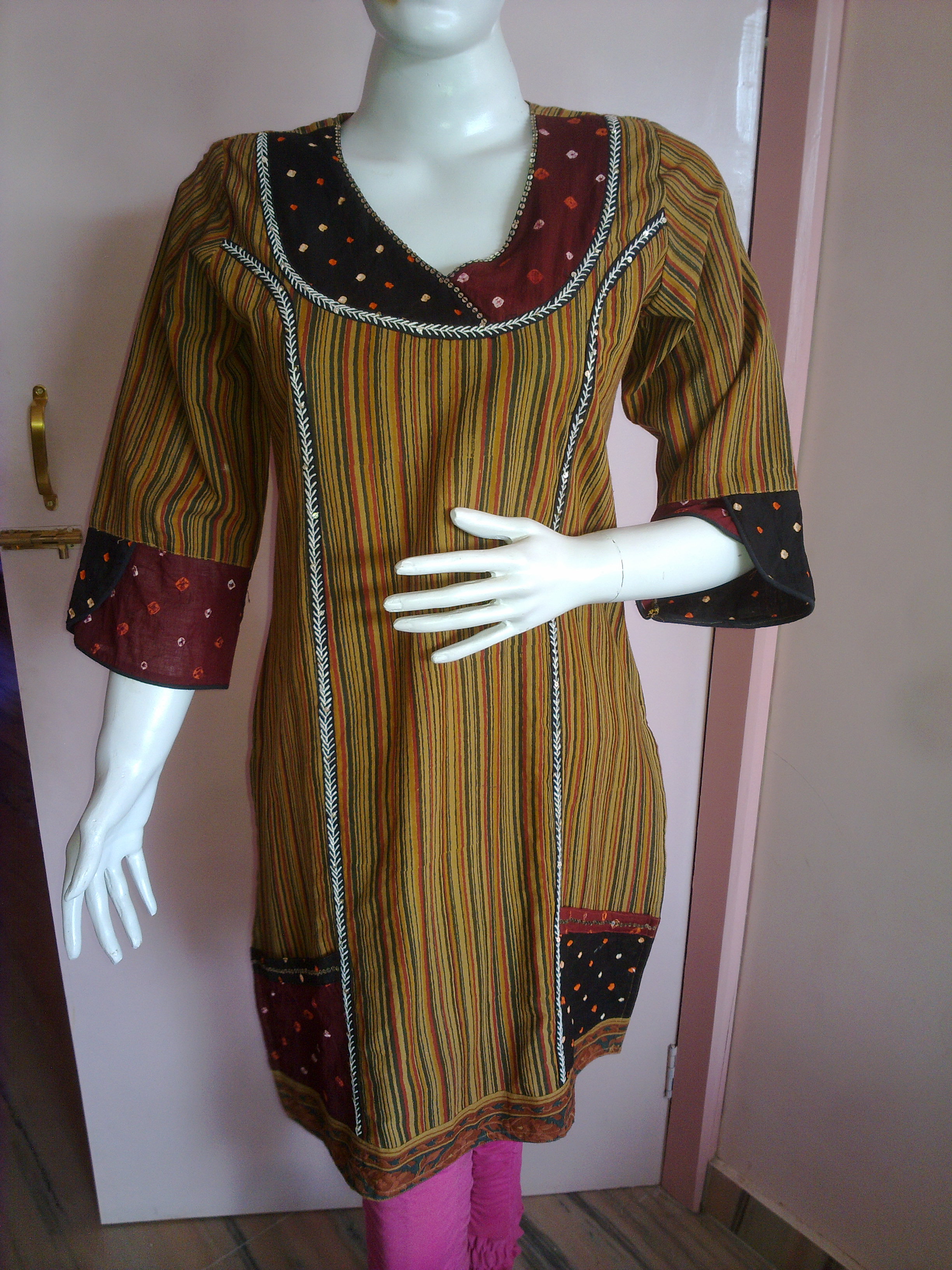 Manufacturers Exporters and Wholesale Suppliers of lining print kurta Jaipur Rajasthan