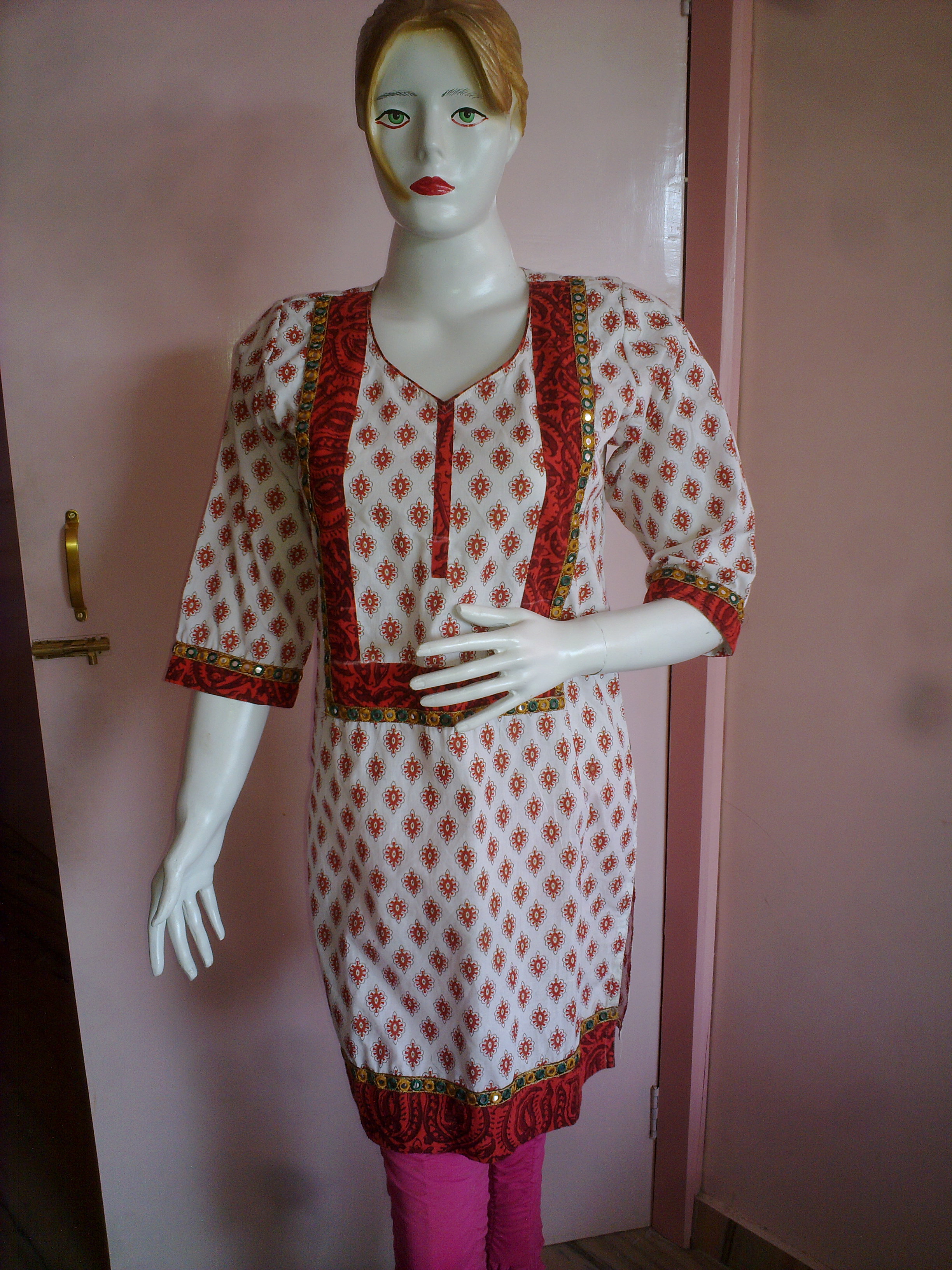 Manufacturers Exporters and Wholesale Suppliers of khadi and block print kurta Jaipur Rajasthan