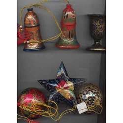 Manufacturers Exporters and Wholesale Suppliers of Paper Machie Xmas Hangings 01 Delhi Delhi