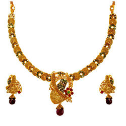 Manufacturers Exporters and Wholesale Suppliers of Antique Pendant Necklace Set Surat Gujarat