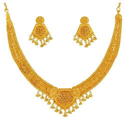Manufacturers Exporters and Wholesale Suppliers of Gold Necklace Set Surat Gujarat