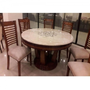 Natural Marble Round Dining Table Manufacturer Supplier Wholesale Exporter Importer Buyer Trader Retailer in  Delhi India