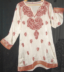 Manufacturers Exporters and Wholesale Suppliers of Ladies Silk and Georgette Tunics 001 Mumbai Maharashtra