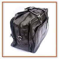 Black Nappa Leather Carry Bags