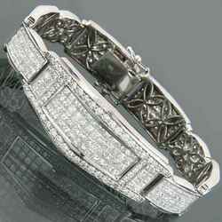 Manufacturers Exporters and Wholesale Suppliers of White Gold Designer Bracelet Jaipu 