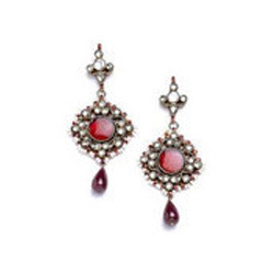 Manufacturers Exporters and Wholesale Suppliers of Kundan Earings Jaipu 