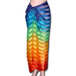 Manufacturers Exporters and Wholesale Suppliers of Satin Patta Pareo(P  007) Mumbai Maharashtra